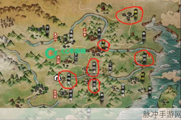 烟雨江湖探秘,青城山地图全解析
