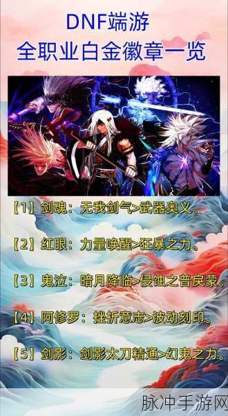 2025年DNF高效抗性加成徽章全解析