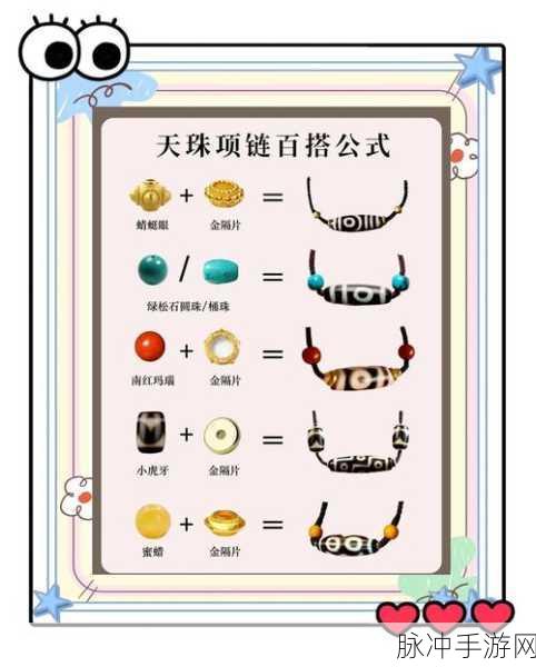 天地劫天石符珠饰品深度解析,提升团队生存能力的神器