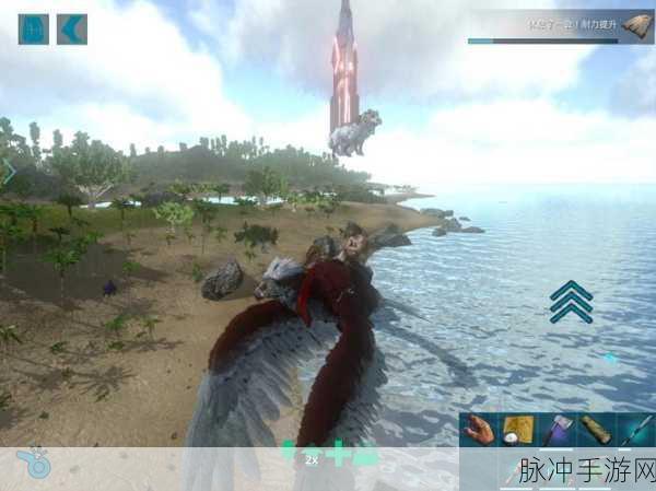 方舟手游深度探索,留痕亲喂,与恐龙共赴成长奇遇