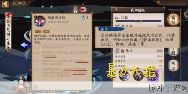 阴阳师SP荒川之主，技能深度剖析与实战应用