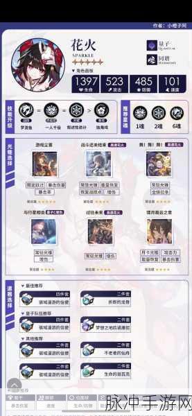 崩坏星穹铁道花火角色突破与升级全攻略