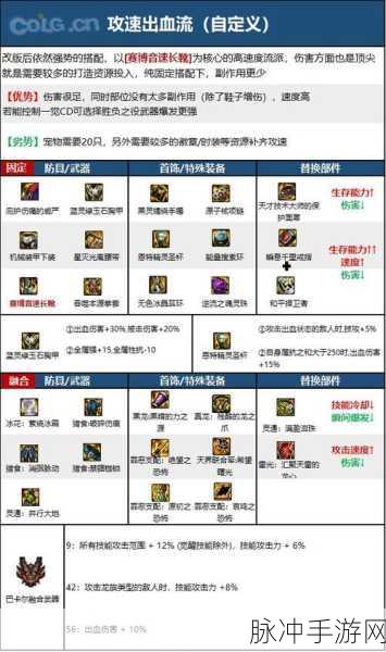 DNF武极职业装备搭配秘籍,解锁战力飙升新境界