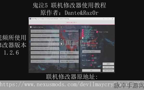 鬼泣5修改器全攻略,解锁游戏新体验