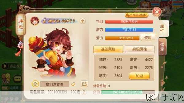 梦幻诛仙天音寺加点秘籍,打造最强辅助角色