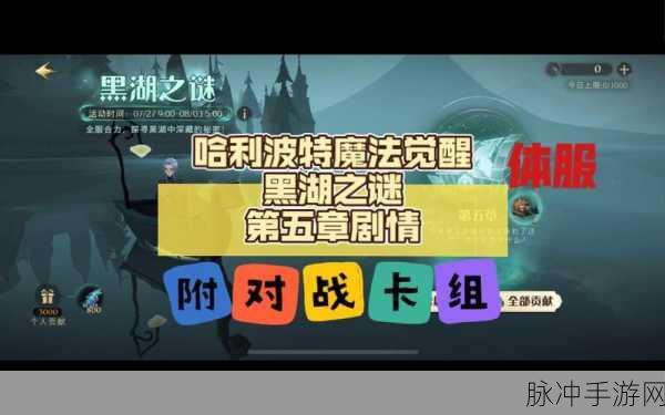 哈利波特魔法觉醒,黑湖之谜第五章深度攻略
