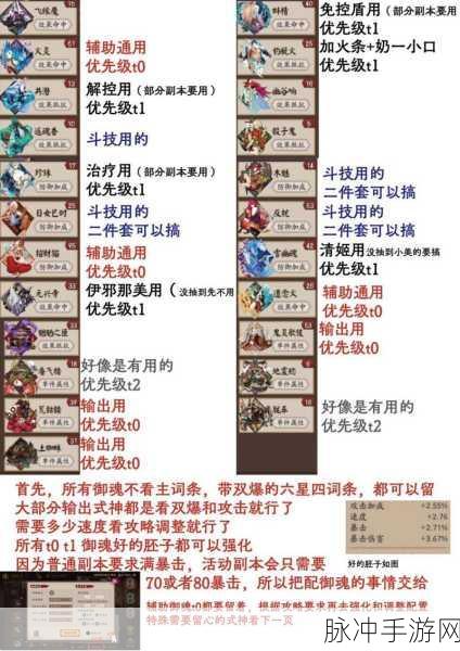 阴阳师,揭秘御魂经验获取全攻略