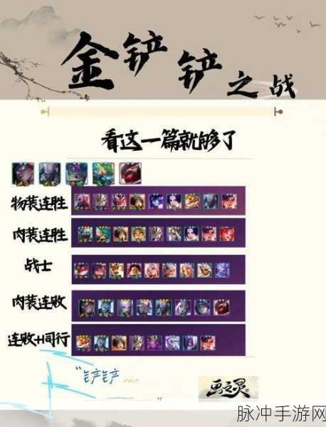 金铲铲之战金龙炮手深度攻略,打造高胜率阵容秘籍
