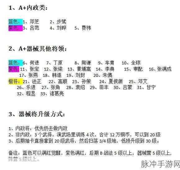 三国志战略版装备特性揭秘,属性值飙升的秘诀