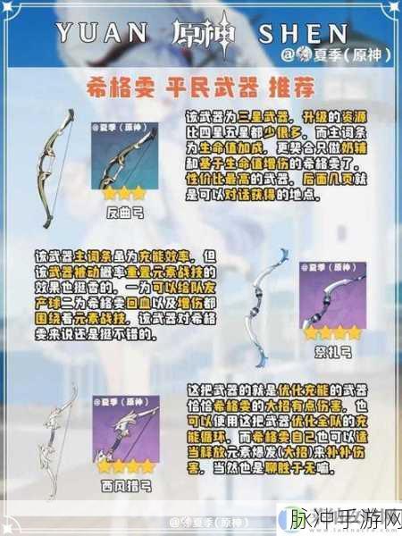 原神探索,免费获取五星武器的秘密途径