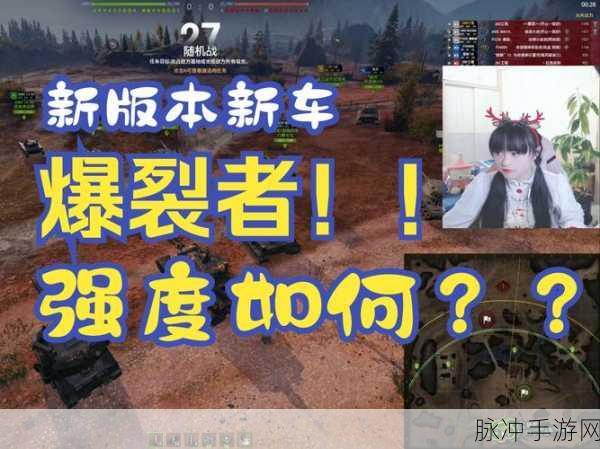 2025年CF手游坦克世界,战术革新与实战攻略