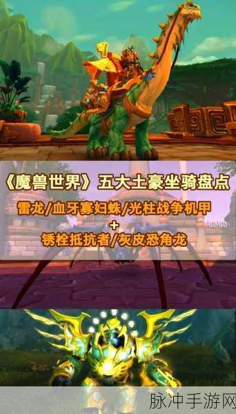 魔兽世界,探秘华丽坐骑,解锁你的奇幻之旅