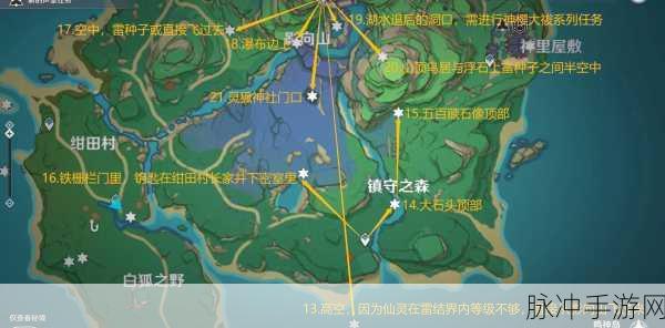 原神蛇神之首雷神瞳全攻略,解锁雷神瞳的奥秘