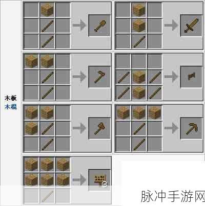 我的世界木棍制作全攻略,打造你的基础工具