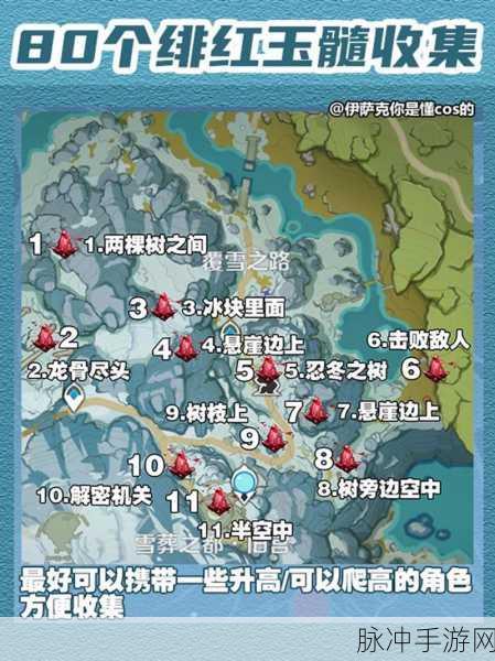 探秘原神雪山,绯红玉髓解锁未知力量