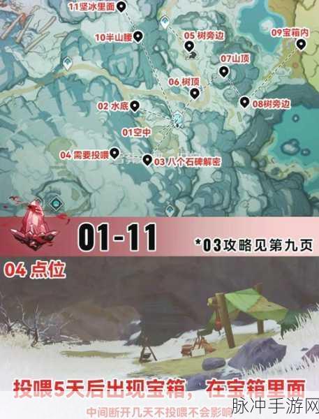探秘原神雪山,绯红玉髓解锁未知力量
