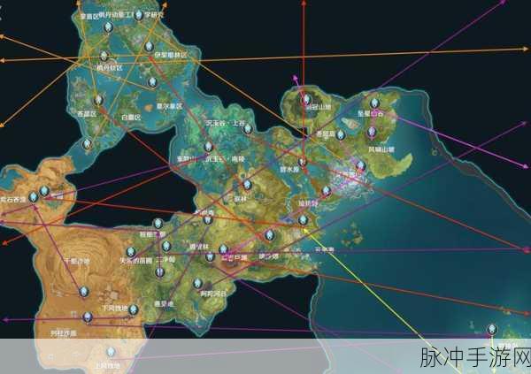 原神地图设计大起底,无缝探索的奇幻之旅