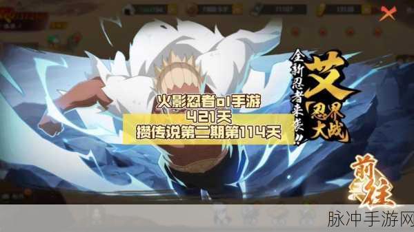 火影OL260风主闪耀,决战巅峰续写忍者新篇章