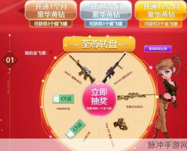 CF端游CF点抽奖全攻略,解锁你的游戏宝藏