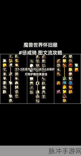 魔兽世界WLK惩戒骑练级全攻略,打造你的无敌战士