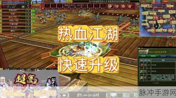 热血江湖仓库秘籍大公开,整理与优化技巧全攻略