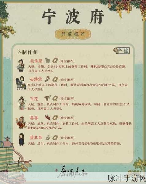 江南百景图火药图纸全攻略与资源管理秘籍