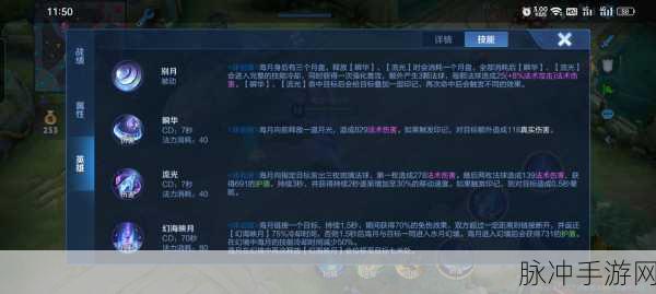 王者荣耀海月深度剖析,技能连招与实战技巧大揭秘