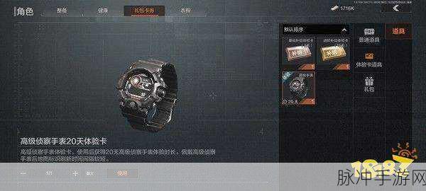 暗区突围,揭秘高级侦查手表的非凡作用