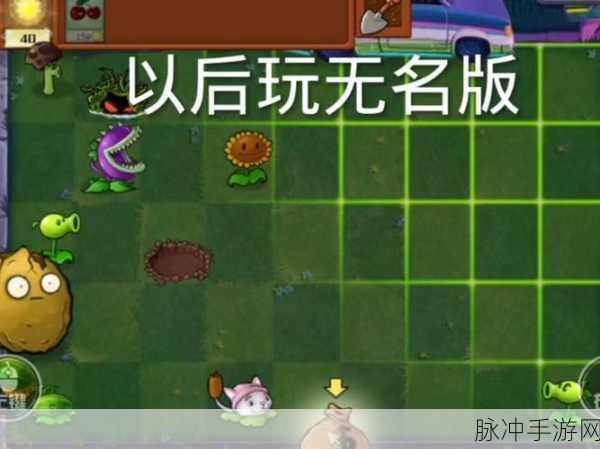 植物大战僵尸无名版手机版震撼来袭,休闲益智新选择!