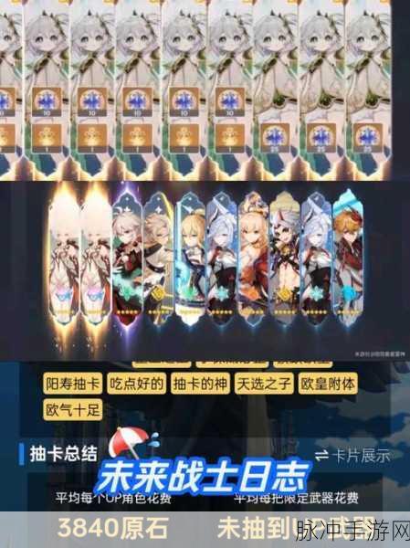 2025原神新纪元,角色毕业度检测器与三测强者风云录