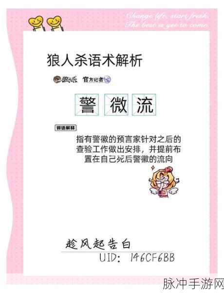 狼人杀术语揭秘,警上与警下的深度解析