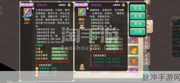 龙殇套装闪耀大话西游,实战攻略助你解锁终极战力!