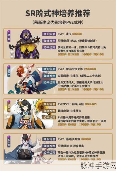 阴阳师R级式神与SR级式神实力大比拼