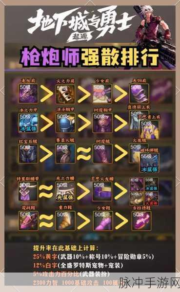 DNF枪炮师装备选择全攻略,打造顶级火力输出