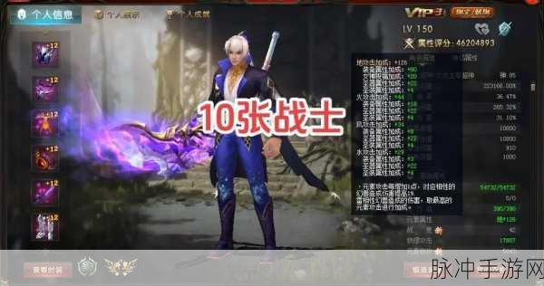 魔域手游深度剖析,战士与暗黑龙骑的职业属性较量
