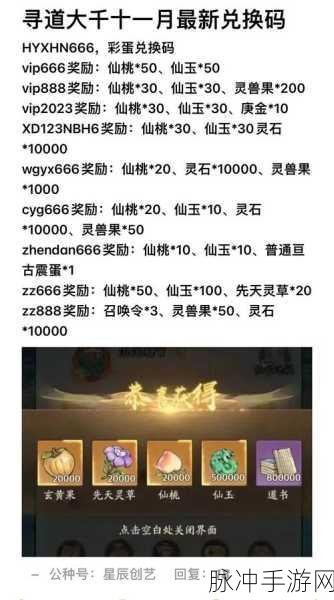 寻道大千激活码全攻略,独家秘籍大放送