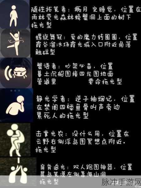 光遇墓土先祖全攻略,解锁八个先祖的奇妙之旅