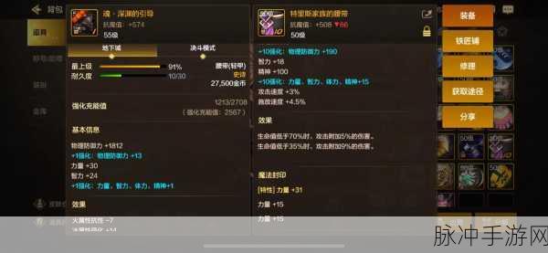 DNF手游特里斯家族的腰带深度解析
