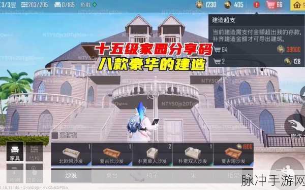 和平精英家园建设秘籍,解锁等级新高度,实力一目了然