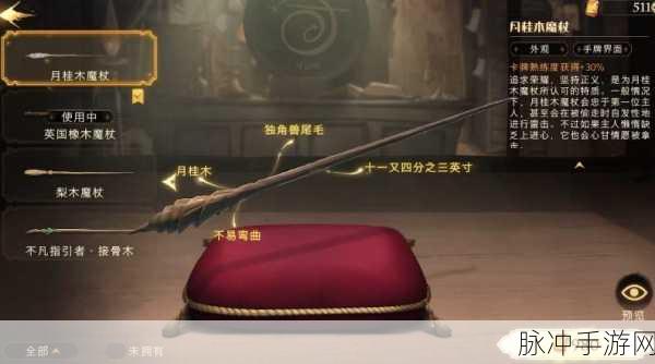 哈利波特:魔法觉醒手游魔杖排行深度探索