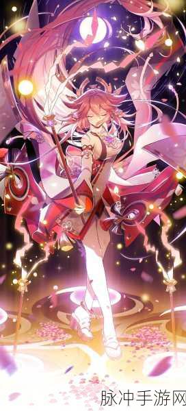 原神八重神子绝美风采泄露，粉丝热议新图风潮涌动！