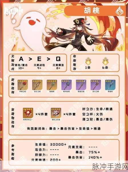 胡桃融化蒸发流攻略,控血输出,主宰战场