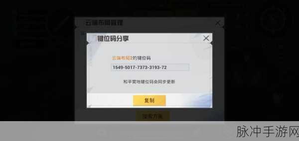 和平精英鲨鱼四指键位设置全解析,助你战场称雄