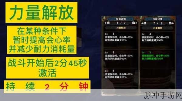 怪物猎人世界力量解放触发条件深度挖掘