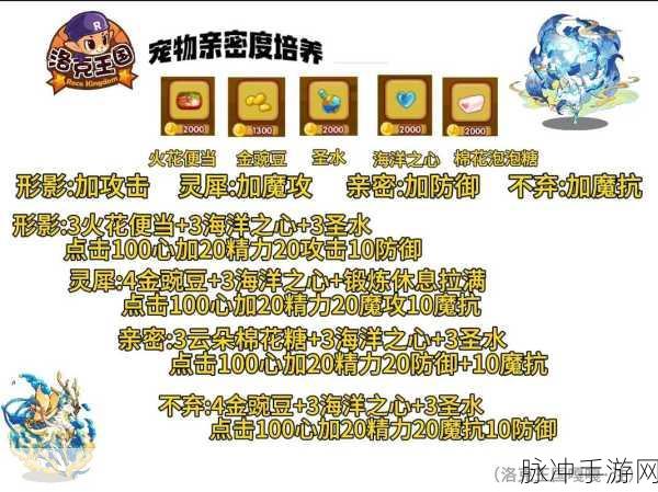洛克王国，宠物选择与培养全攻略