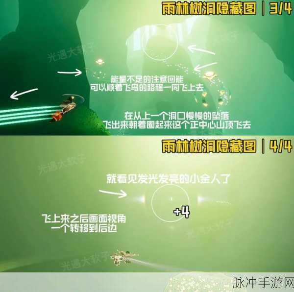 光遇雪隐峰探险指南，揭秘隐藏小金人位置