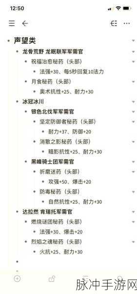 七秀门派声望攻略,揭秘敬重等级所需声望值