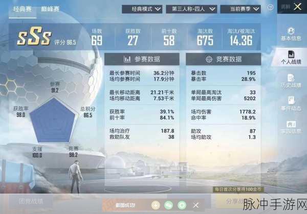 和平精英巅峰赛一周积分上限大揭秘