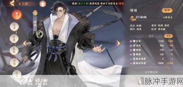 忘川风华录项羽灵器副灵韵深度攻略，策略与实战并重