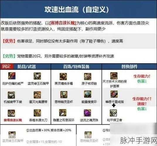 DNF100版本血法师装备搭配全攻略